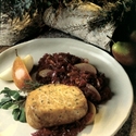 Braised Pork Chops with Red Cabbage and Pears